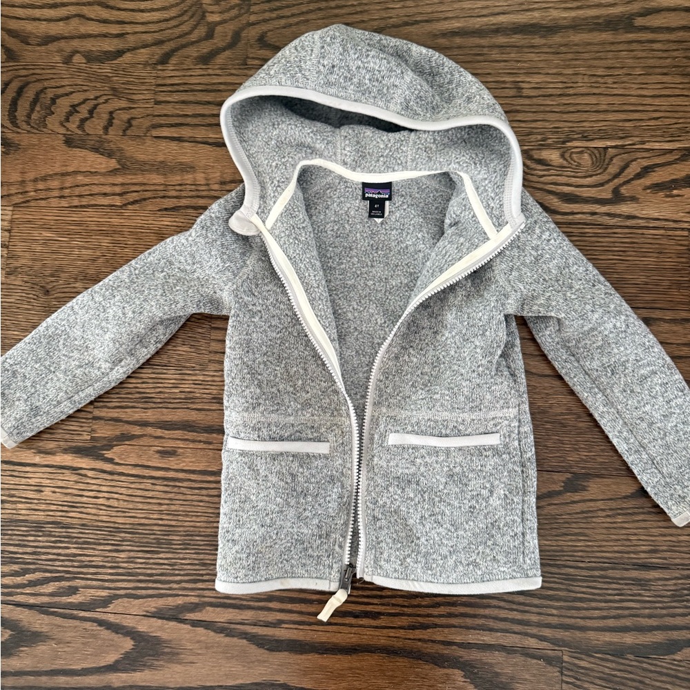 Patagonia Kids Gray Zip-Up Hoodie